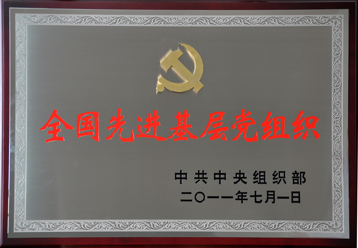 2011年7月，k8凯发集团党委荣获“全国先进基层党组织”称号